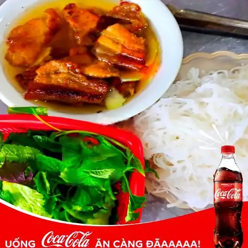 Hình ảnh Combo Bún Chả Miếng - Coca Chai