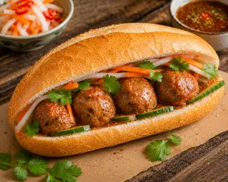 Hình ảnh bánh mì xíu mại