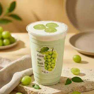 Hình ảnh Freeze Nho Xanh Kem Cheese