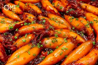 Hình ảnh Cơm mực rim mắm roi
