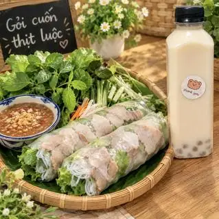 Hình ảnh 3 gỏi thịt luộc + sữa gạo rang 