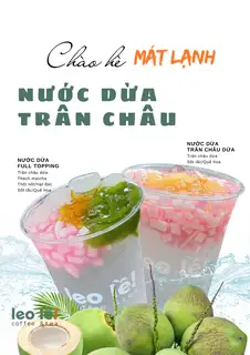 Hình ảnh Nước Dừa Trân Châu Dừa Size L