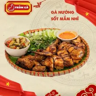 Gà nướng sốt mắm nhĩ - nửa con - 129.000 ₫ tại Trùm Gà - Gà Nướng Lên Mẹt Lẩu Gà Lá É - Đường D5