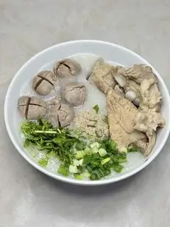 Hình ảnh Cháo bò viên - sườn