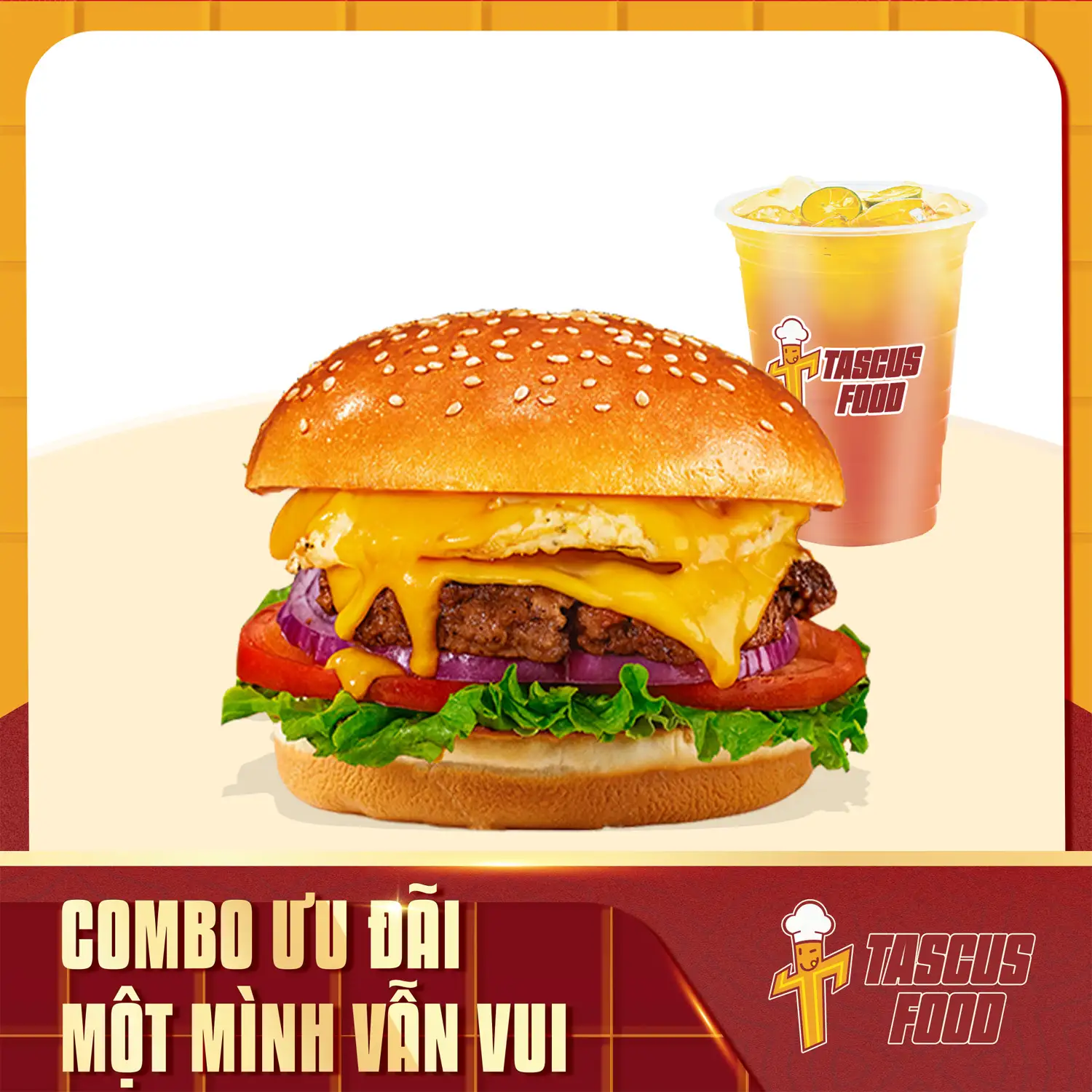 Hình ảnh Combo super burger - đồ uống