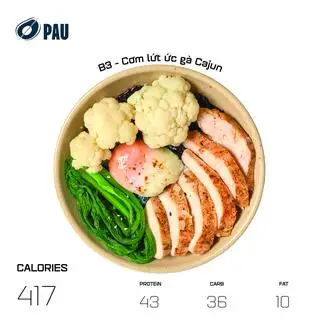 B3 - Cơm lứt ức gà Cajun   - 99.000 ₫ tại Pau - Sous Vide Healthy Food - Nguyễn Trọng Tuyển