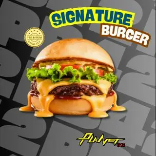 BURGER STARKILLER (BEEF / BÒ) - 89.000 ₫ tại PLANET B42 Fast Food Station - Tacos Pháp & Burger- Khánh Hội