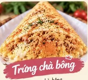 Hình ảnh Crepes Trứng Chà Bông