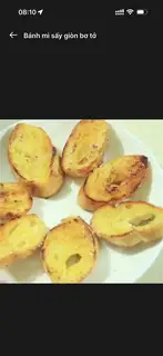 Hình ảnh Bánh mì  giòn bơ tỏi 