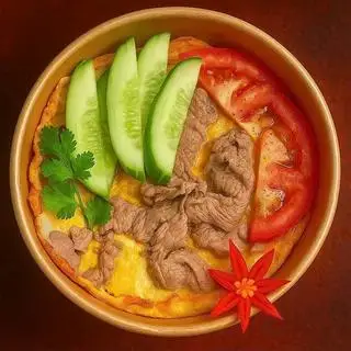 Hình ảnh Cơm Bò Chả Cá phủ Trứng NGON