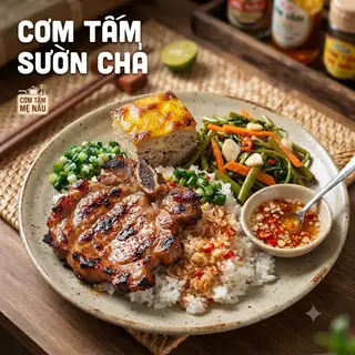 Cơm Sườn - Chả Hấp - 85.000 ₫ tại Cơm Tấm Mẹ Nấu - Trần Hưng Đạo