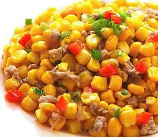 Hình ảnh Cơm thịt băm xào ngô ngọt 