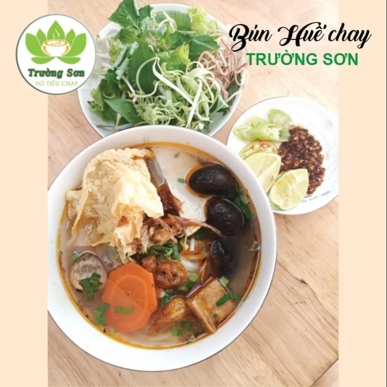 Bún Huế chay - 38.000 ₫ tại Hủ Tiếu Chay Trường Sơn - Trường Sơn