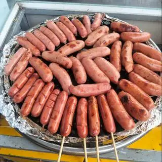 Hình ảnh lạp xưởng nướng đá