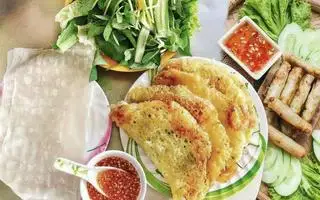 Bánh Xèo Tôm  - 9.000 ₫ tại Bánh Xèo & Ram Bắp Quảng Ngãi - Ngoan Nguyễn - Đường Số 47