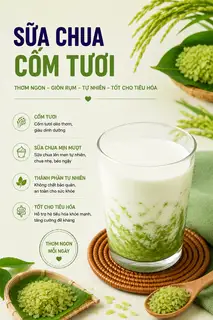 Hình ảnh Sữa chua cốm tươi