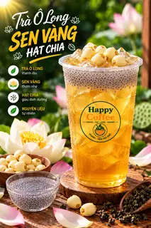 Hình ảnh Trà ô long kem chesee hạt Chia