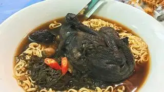 Hình ảnh Mỳ gà ác tần thuốc Bắc