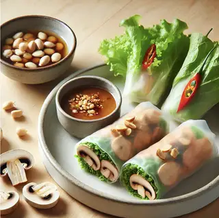 Hình ảnh Bò bía chay (10 cuốn)