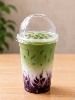 Hình ảnh matcha latte việt quất