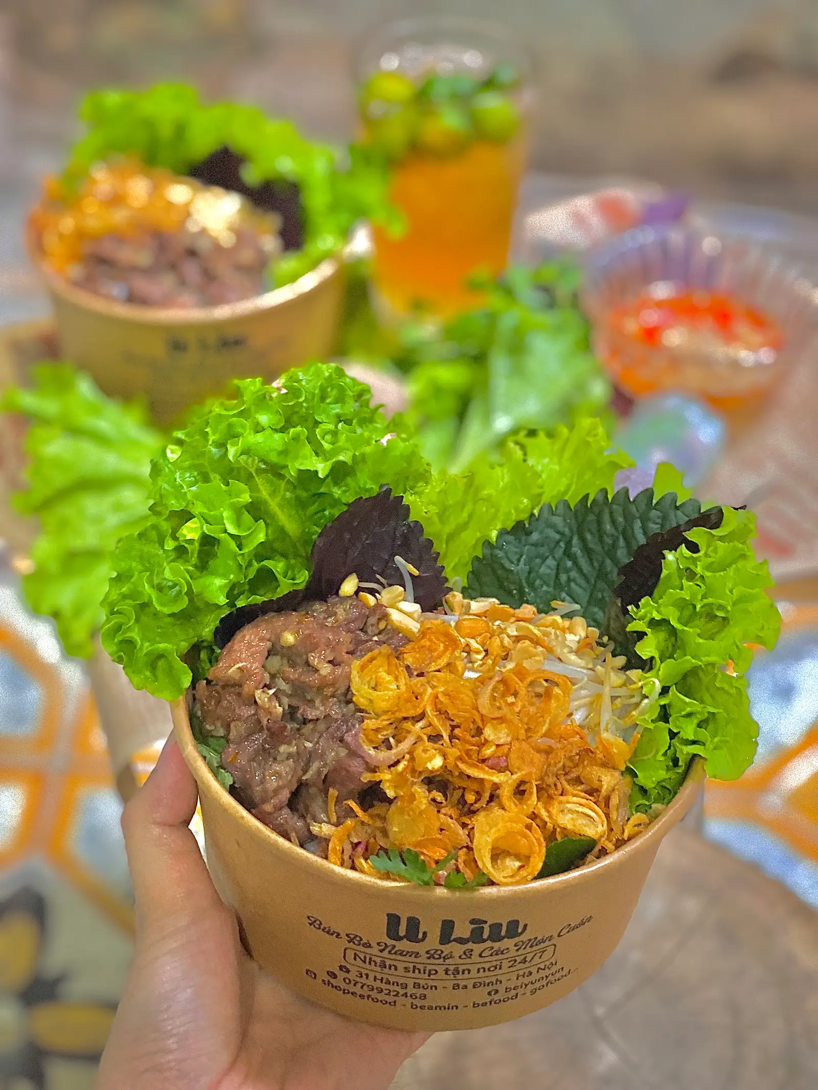 Hình ảnh Bún Bò Nam Bộ Xuất Thường 