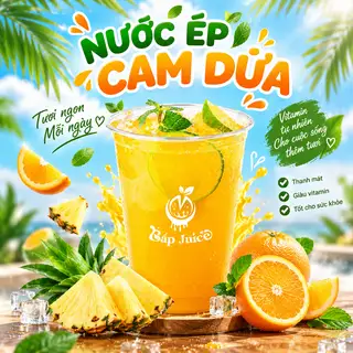 Hình ảnh Cam Dứa ( Cốc 700ml ) 