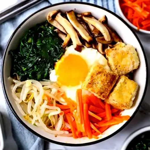 Vegan bibimbap - cơm trộn chay - 109.000 ₫ tại Món Hàn Gangnam - Modern Korean Food - KDC Cầu Kinh