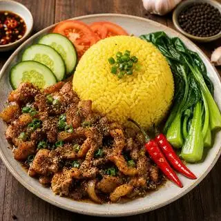 CƠM BA RỌI SỐT TIEU ĐEN  - 72.500 ₫ tại Cơm & Mì Trộn - Nguyễn Trãi