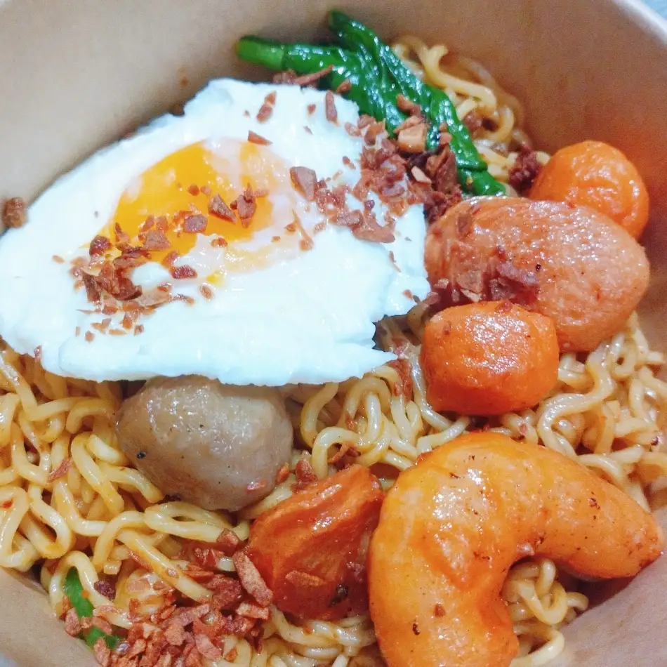 Mì Trộn Indomie Thập Cẩm 1 - 47.000 ₫ tại Ăn Vặt A Quành - Cá Viên Chiên, Mì Trộn & Đậu Hủ Xóc Muối - An Dương Vương