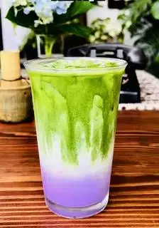 Hình ảnh Matcha latte khoai môn
