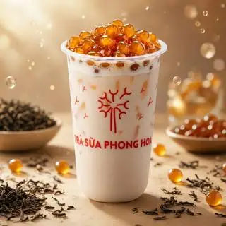 Hồng Trà Sữa Trân Châu Hoàng Kim - 38.000 ₫ tại Trà Sữa Phong Hoa - Huỳnh Mẫn Đạt