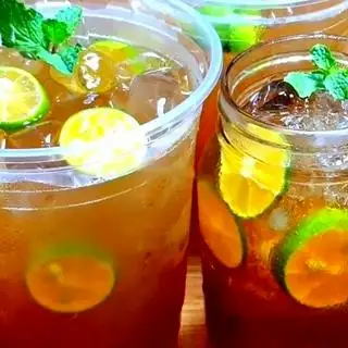 Trà tắc ly khổng lồ - 15.000 ₫ tại Bảo Thanh - Bún Mọc & Bún Riêu Tôm - Hồ Đắc Di