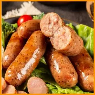 Hình ảnh lạp xưởng nướng đá to