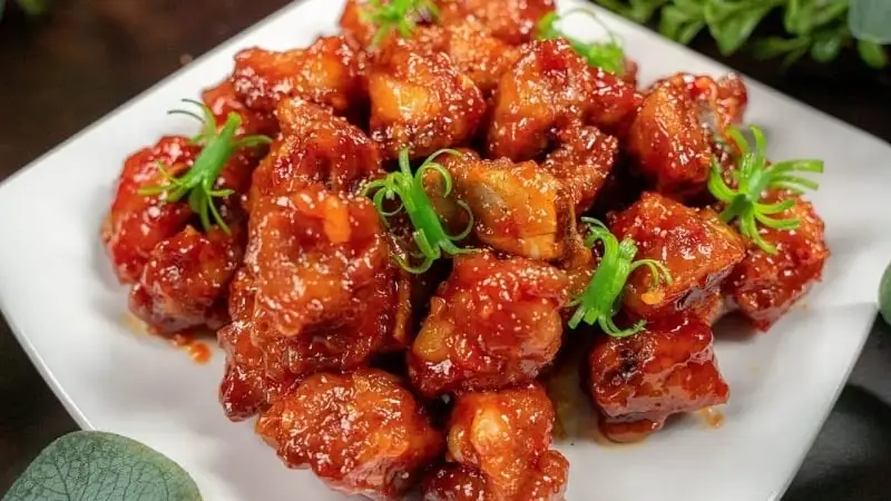Hình ảnh Cơm sườn già sốt chua ngọt