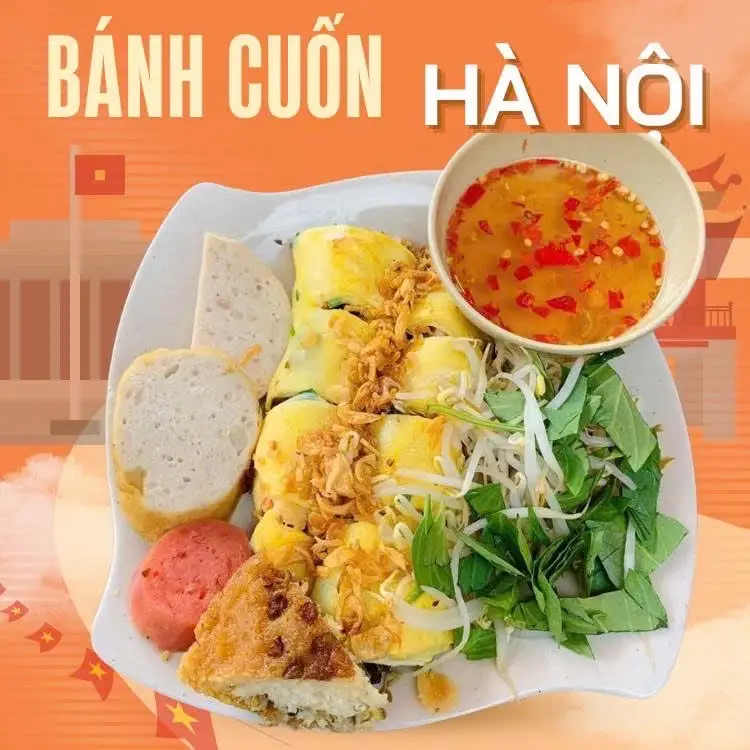 Hình ảnh Bánh cuốn trứng 