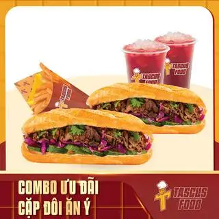 Hình ảnh 2 BM Bò Tiêu Đen + 1 Khoai Phomai + 2 Trà Hibiscus
