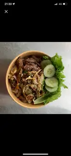 Hình ảnh Cơm chiên bò xào cải chua