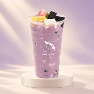 Hình ảnh Trà Sữa Khoai Môn Full Topping