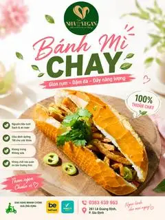✅ BÁNH MÌ CHAY NHÂN THẬP CẨM ĐẶC BIỆT - 28.000 ₫ tại Bánh Mì Chay Nhà Nấm - Lê Quang Định