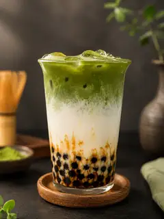 Hình ảnh Matcha Trân châu đường đen dẻo thơm