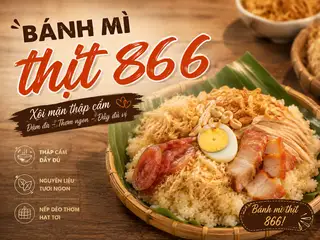 Xôi mặn thập cẩm - 40.000 ₫ tại Bánh Mì Thịt 866 - Trường Sa