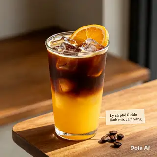 Hình ảnh coldbrew cam vàng
