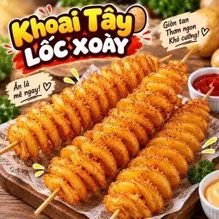 Hình ảnh Khoai tây lốc xoáy
