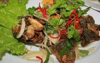 Hình ảnh Ếch chiên mắm