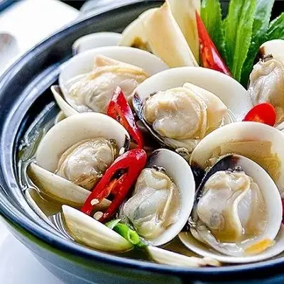 NGHIÊU HẤP XÃ  - 45.000 ₫ tại Ốc Dừa & Hột Vịt Lộn Bà Năm - Bông Sao
