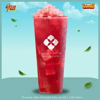 Trà Sakura Sương Mai (700ml) - 42.000 ₫ tại Trà Sữa Matcha Sakura, Trà Hoa Olong & Cafe Muối - Lục Lam - 05 Rạch Bùng Binh