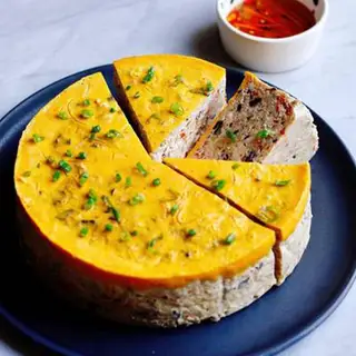 Hình ảnh Cơm sườn - chả trứng hấp