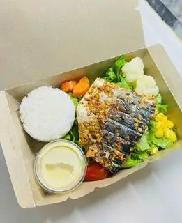 Hình ảnh Cơm trắng + Cá sapa nướng riềng sả