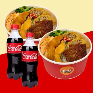 Hình ảnh Combo 2 Bún Cá Măng Cay Đầy Đủ + 2 Nước Tùy Chọn