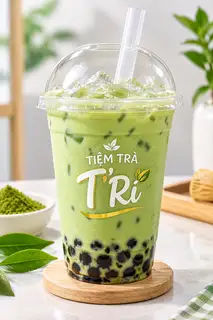 Hình ảnh Trà sữa thái xanh